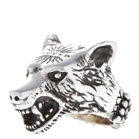 gucci anger forest wolf ring|do wolves live in grasslands.